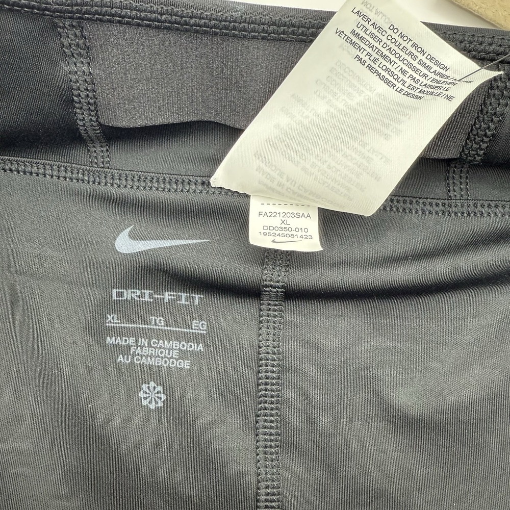 Nike DD3735-010 Dri-Fit Club Golf Skort Pleated Skort Black XL Tennis Cart Girl - Picture 6 of 7